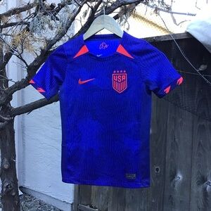 Nike USA National Team 4 Star Away Soccer Jersey Blue Youth Size S